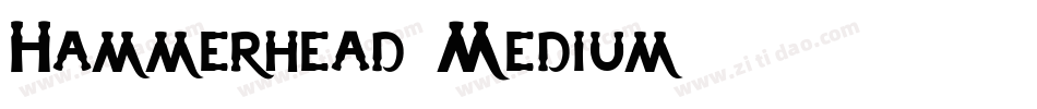 Hammerhead Medium字体转换